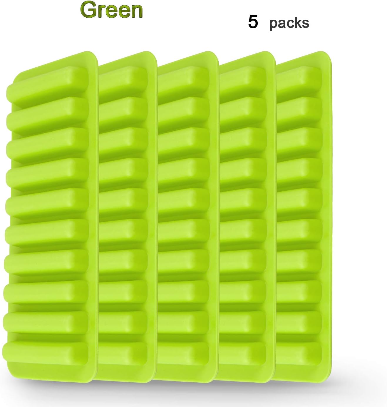 Hivexagon Silicon Ice Cube Stick Trays for Water Bottle - Set of 5 H-HG277