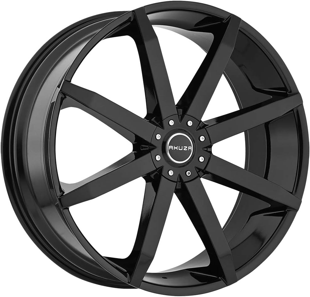Akuza Zenith 18 Black Wheel / Rim 5x100 & 5x115 with a 35mm Offset and a 73 Hub Bore. Partnumber 843880049+35GB