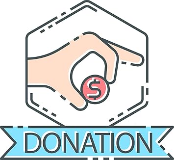Amazon Com Cute Sweet Giving Back Charity Icon Cartoon Vinyl Sticker 12 Wide Donation Automotive