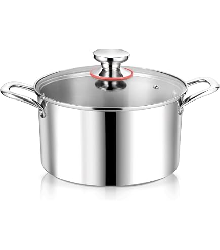 KitchenAid KC2T80SCST Pentola Acciaio Inox 24 Cm 7,5 L – Adatta A Induzione E Forno