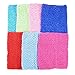 BERON Pack of 7 9 Inch Handmade Baby Girl Silk Crochet Tutu Tube Top Chest Wrap for Toddler Infants(AID04-B)