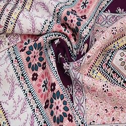 Texco Inc 55" Wide Printed 100% Rayon Challis