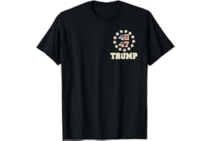 45 47 DONALD TRUMP INAUGURATION 2025 FUNNY TRUMP Trump 2024 Flag (On Back) Take America Back Trump Flag 45 47 T-Shirt