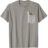 Animal in Your Pocket Funny large mouth or black bass peekin T-Shirt