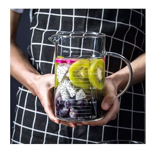 Moon Home - Vasos medidores de cristal para jarra de leche 1.000 ...