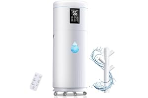 17L Humidifiers for Bedroom Large Room, 4.5Gal Cool Mist Top Fill Humidifier with 4 Mist Mode & Extension Tube, Diffuser, 360