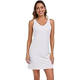 MANCYFIT Full Slip for Women Slip Dress for Under Dress Seamless Hem Tank Top Underdress