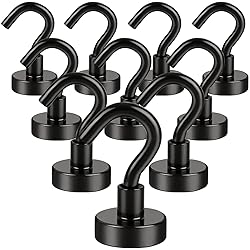 DIYMAG Magnetic Hooks, 30Lbs Facilitate Hook