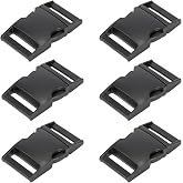 TXZWJZ Paracord Bracelet Metal Buckles Release Replacement Backpack 1inch 6 Pack Heavy Duty Quick Side Release Buckle