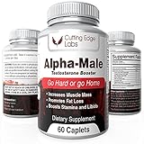 Buy Alpha Male Natural Testosterone Booster for Hypertrophy, Energy and Strength with Horny Goat Weed & Tongkat Ali