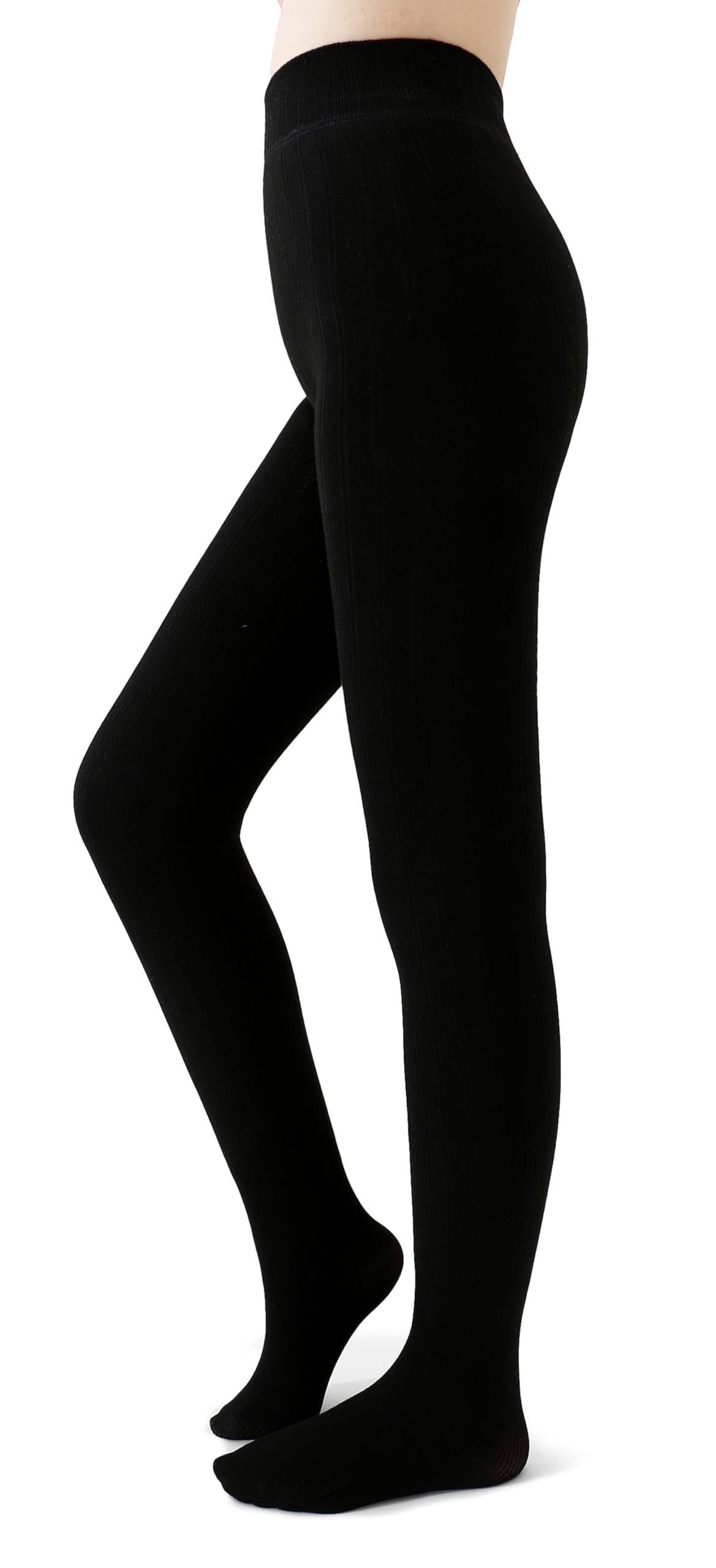 Photo 1 of Pareberry Girl's Winter Fleece Lined Extra Thick Microfiber Soft Cozy Warm Tights for Kids Age 5-14 (US, Age, 8 Years, 10 Years, K01-Black)