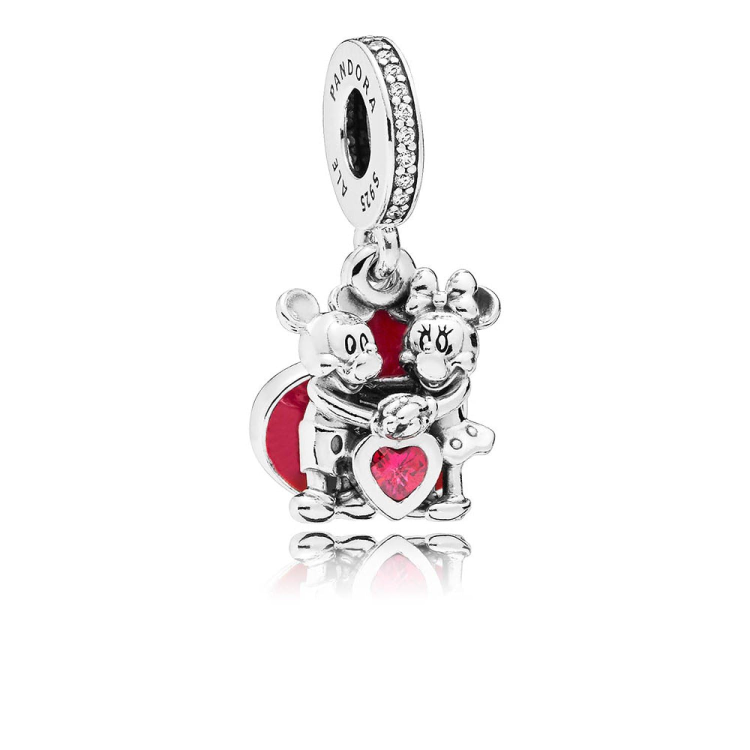 Pandora Disney Mickey Mouse & Minnie Mouse Love Dangle Charm 797769CZR