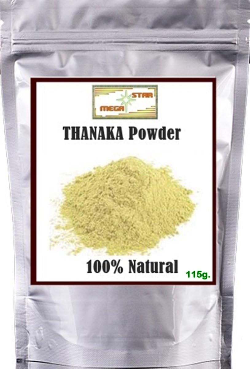 Mega Star : 115g Thanaka Tanaka Powder Burmese Cosmetic from Myanmar