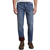 Weatherproof Vintage Fleece Lined Jeans Men - Regular Fit | Soft & Warm, Cold Weather Insulated Fleece Winter Pants for Men