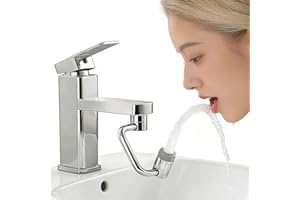 1080° Rotatable Faucet Extension, U Shaped Faucets Extenders Extension, 2-Mode Multifunctional Swivel Faucets, Universal Spla