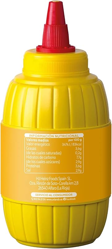 Salsa Mostaza Barrilito 290g sin Gluten