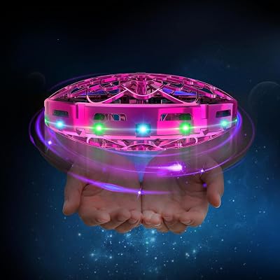 Semai Flying Toy Drone for Kids 360° Gesture Control LED UFO Indoor Outdoor