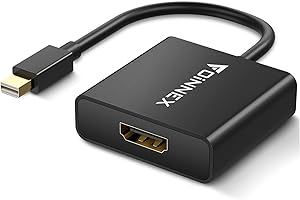 Active Mini DisplayPort to HDMI Adapter Converter,4K Thunderbolt to HDMI for Surface Pro 6 5 4 3,Mac,MacBook Pro,Air,Surface 