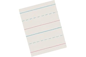 School Smart Zaner-Bloser Paper, 5/8 Inch Ruled, 10-1/2 x 8 Inches, 500 Sheets White