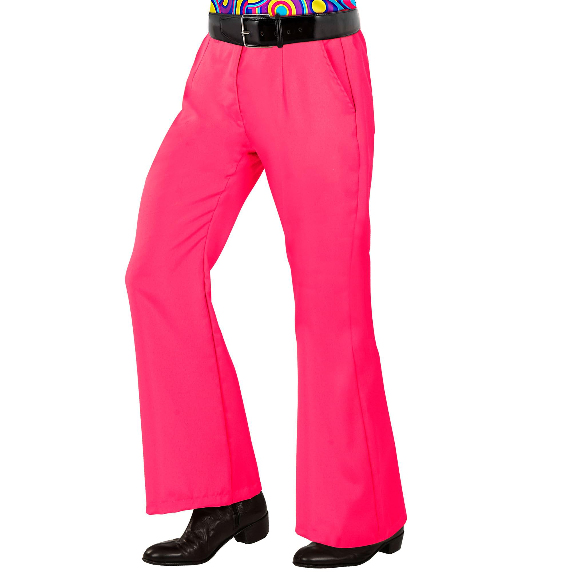 Widmann W MILANO Party Fashion - 70s Men's Hippie Reggae Flower Power Disco Fever Schlagermove Trousers