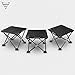 Forbidden Road Camping Stool Seat Tripod Stool Portable Folding Hiking Fishing Travel Backpacking Outdoor Stool 0.9lbs Lightweight Capacity 220lbs - Red Blue Green (Black, 13.7713.7711.8)