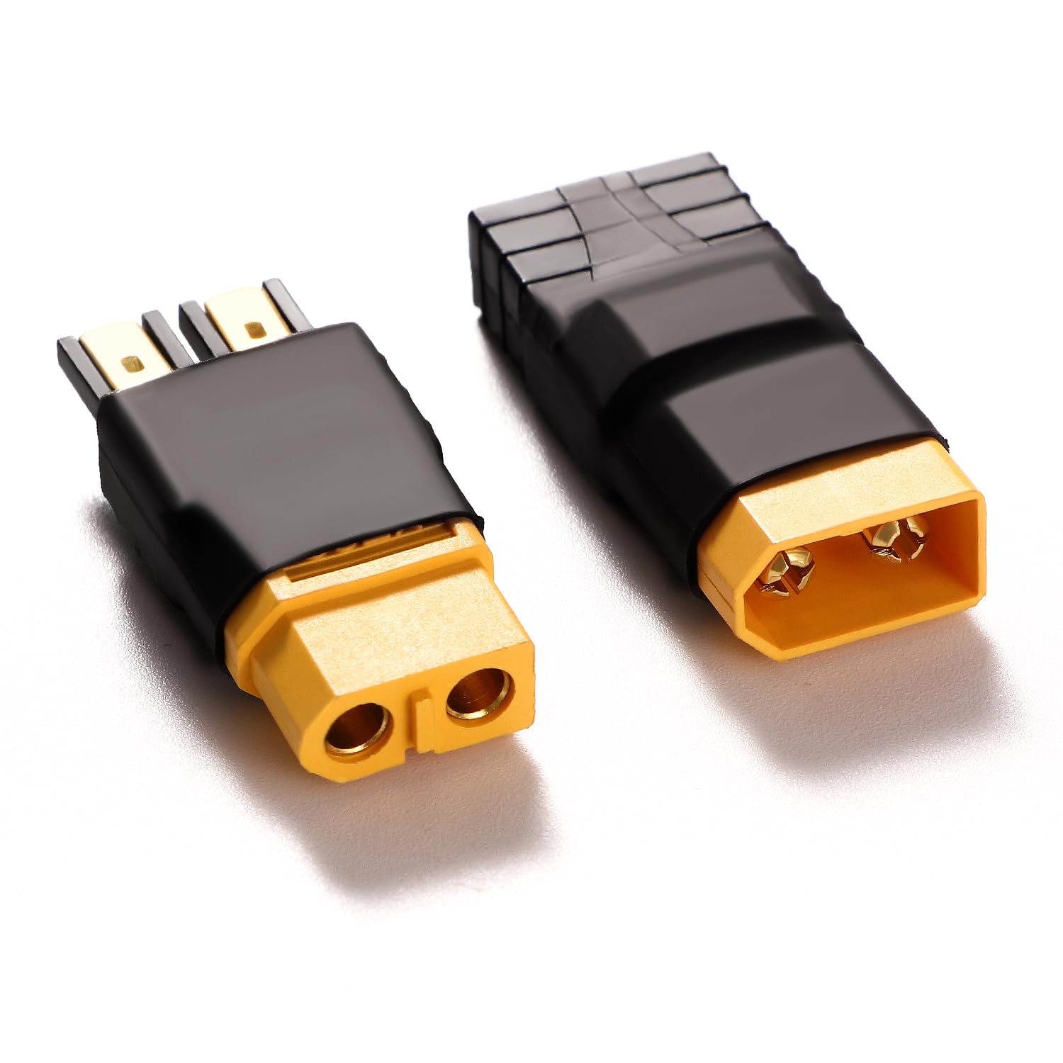 YIXISI 2 PCS Compatible with TRX to XT60 Connector Adapter, Compatible with TRX to XT60 Male Female Plug Socket, for RC FPV Drone Car Lipo NiMH Battery Charger โ image 1