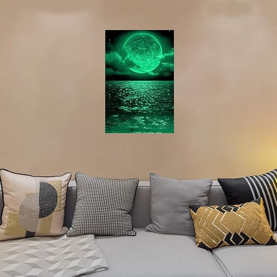 YWLINK PVC Etiqueta De La Pared Vinilo Luminoso Mujer Lobo ...