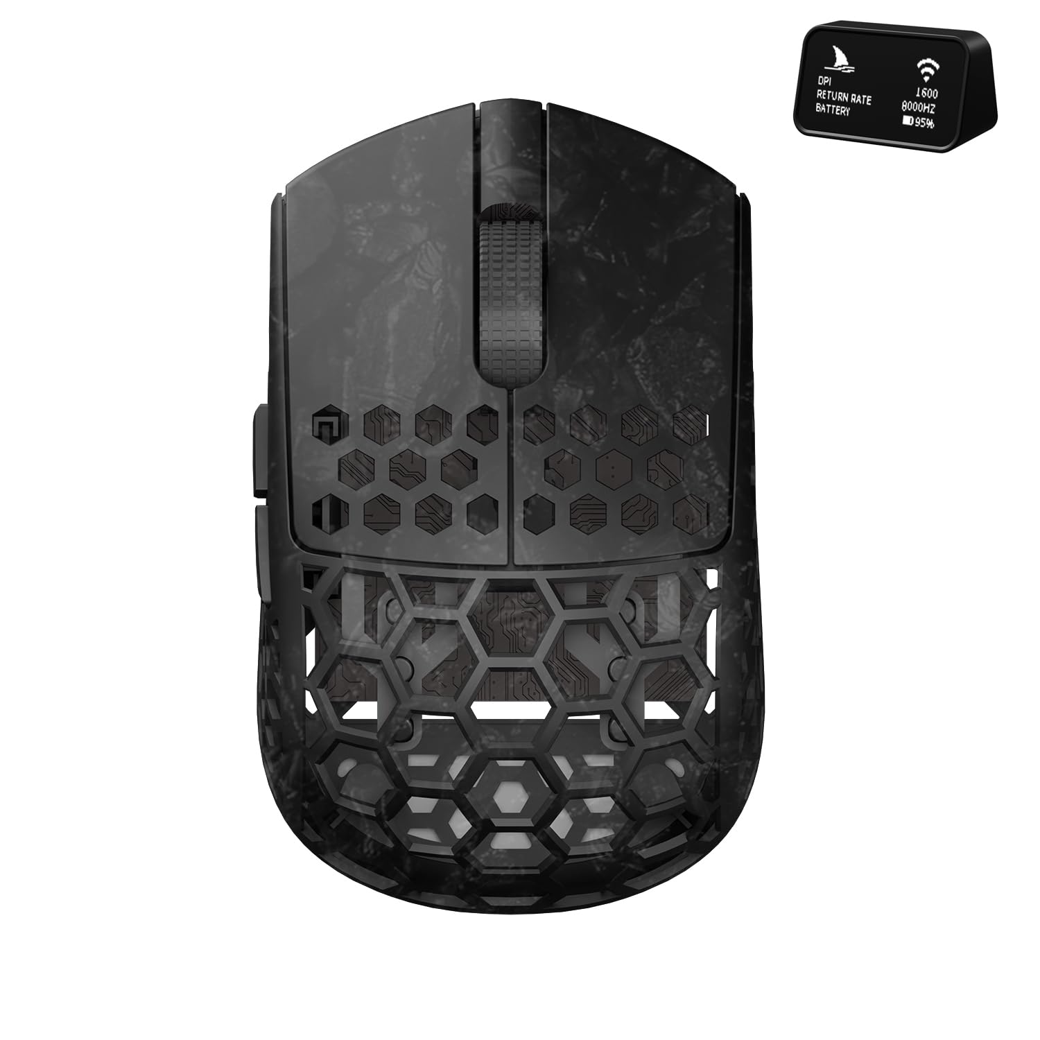 Photo 1 of Darmoshark M5Air Mini Wireless Gaming Mouse,Tri-Mode 8K/Bluetooth Mouse Up to 30000DPI,PAW3950 Optical Sensor Lightweight 31g,5 programmable Button,Computer Mouse for Laptop,PC,Mac
