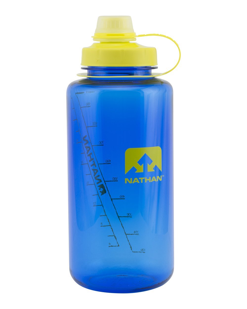 Nathan Unisex's Big Shot Narrow Mouth Water Bottle Blue, 1 Litre
