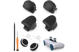 YWLRONG for PS5 L1 R1 L2 R2 Trigger Buttons Replacement for PlayStation 5 PS5 BDM-020 Shoulder Buttons with Springs Accessories Repair Tools