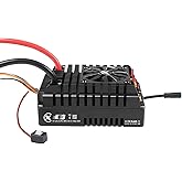 XC E3 Sensored Brushless ESC for RC Car, 6-12S Lipo,300A Continuous Current,10-25A、6.0/7.4/8.4V BEC,Applicable to 1/5、1/6,Support Turbo Timing and APP Control
