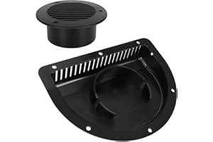 Lonffery RV Vent - RV Vent Covers for Trailer - RV ATV Cycle Truck Cargo Work Trailer Side Air Vents, RV Vent Fan, Camper Vent Cover, Air Vent Cover Replacement, RV Ac Vent