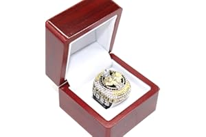 Kuseli 2023 Fantasy Football Championship Ring MVP Trophy Prize for Fans Mens' Souvenir Gift