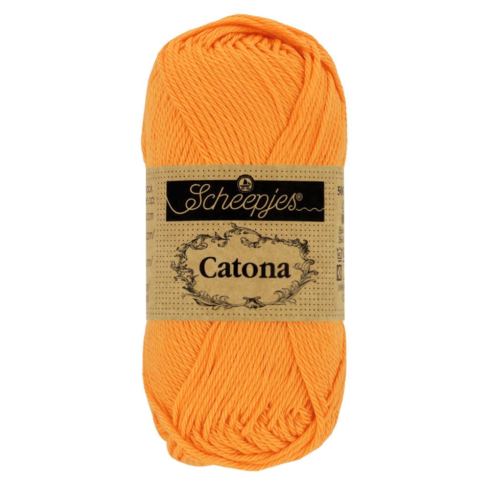 Scheepjes - Scheepjes Catona 411 Sweet Orange Yarn - 20x25g — image 1