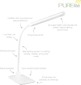 PURElite Natural Daylight Hobby Lamp – Flexible LED Table Desk Light 4 view 3