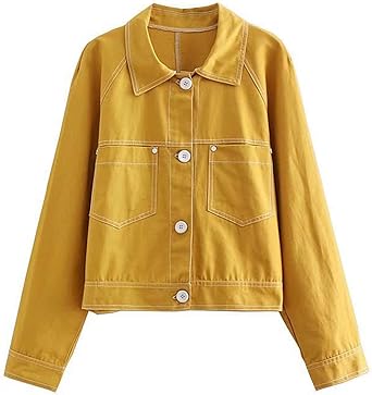 yellow trucker jacket