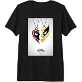 Marvel Studios Deadpool &amp; Wolverine Friends Heart Poster Premium Tri-blend T-Shirt