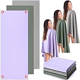 Tegeme 3 Pcs Outdoor Magnetic Beach Towel 30"x75" Microfiber Beach Bath Towel with Magnetic Corners for Swimming Pool Travel Gym Camping (Army Green,Taro Purple,Gray)