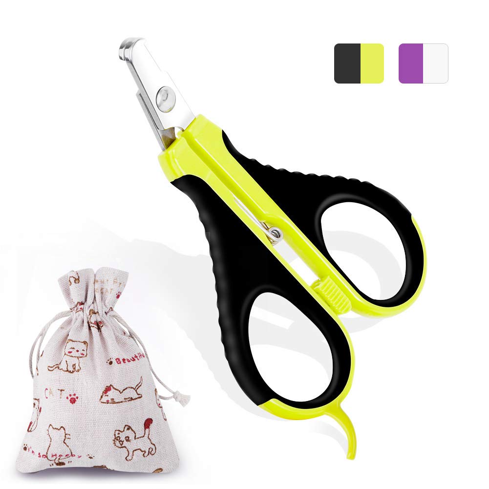 Professional Cat Nail Clippers Easy to Use, Pet Nail Trimmers for Small Animals, Cat Claw Cutters Scissors for Guinea Pigs, Birds, Puppies, Kittens, Gerbils, Ferrets, Hamsters and Rabbits