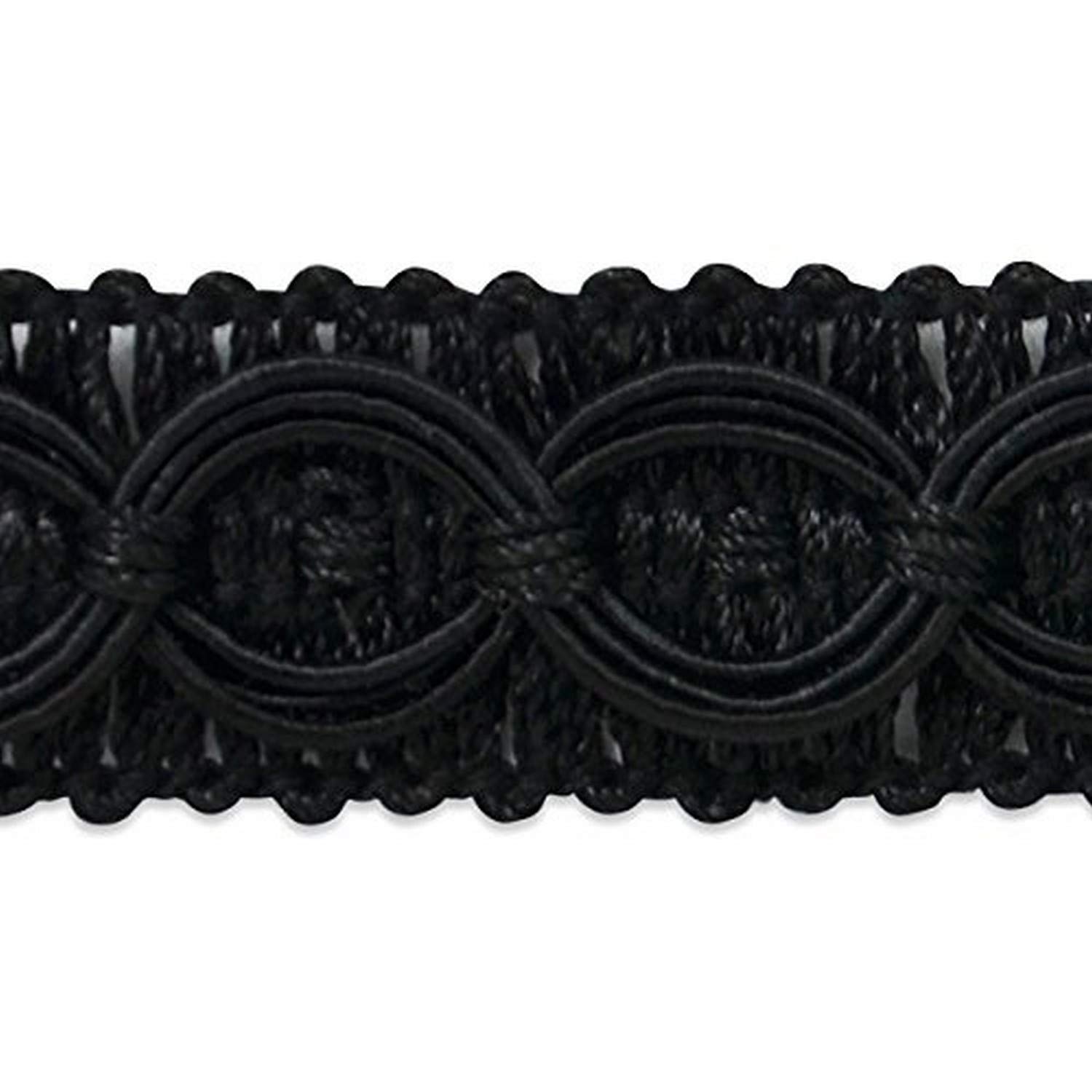 Expo International Cord Trim, Black, 3/4"