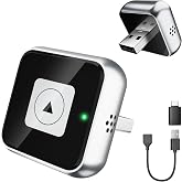 Wireless CarPlay Adapter, Wired to Wireless Car Adapter | Suitable for Apple iPhone &amp; Android, USB &amp; Type-C, Supports 800+ Models with Built-in Wired Car Play/Android Auto