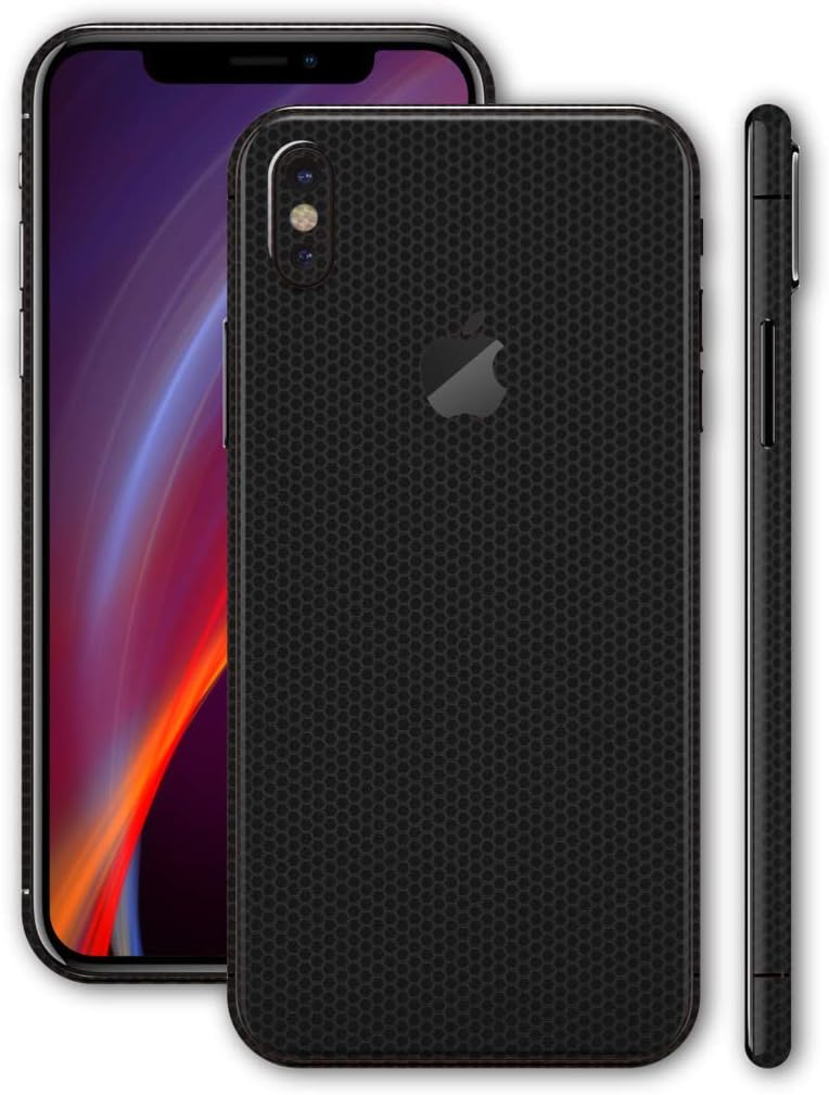 Bloom Skins for Apple iPhone Xs/iPhone 10S | Luxury Matrix Protective 3M Vinyl Skin Decal Wrap Film Premium Ultra Slim Cover Back Sticker with 3D Texture | Made in USA