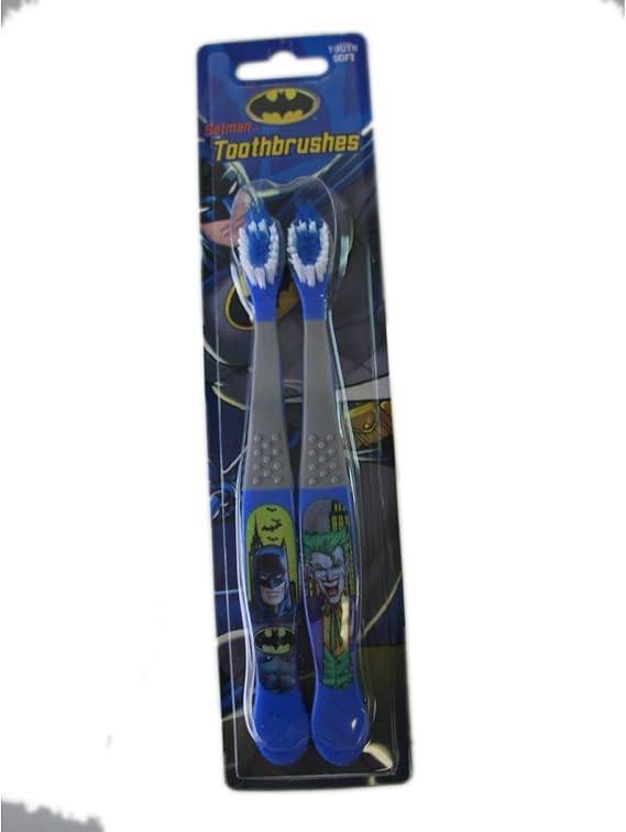 DC Comics 2pk Joker and Batman Toothbrushes Set Batman and Joker