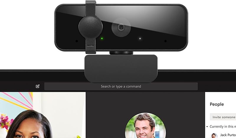 310 FHD - Webcam USB-A (Indicador LED, 2 Micrófonos, 30 FPS, Campo de Visión 85°, Compatible con Win 11, Microsoft Teams, Zoom, Google Meet, Discord, Cable Integrado de 1.8m) – Color Negro