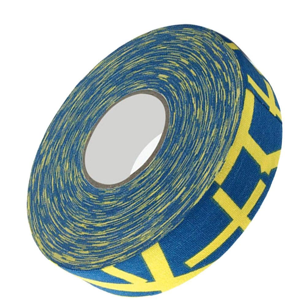 Drfeify Ice Hockey Stick Tape, Enhanced Grip and Durability, Hockey Grip Tape Soft Cotton Cloth 2.5cm x 25m for Professional Players, Training Sessions, Ice Rink Use