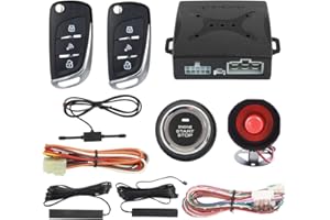 EASYGUARD EC003N-V Car Burglar Alarm Security System PKE Passive keyless Entry Remote Engine Start Stop keyless go System DC12V