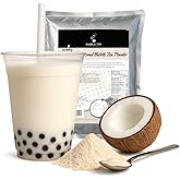 1kg Coconut Bubble Tea Powder | Creamy Tropical Boba Drink Mix with Real Coconut | 33 Servings | Gluten Free, Vegetarian, Lac