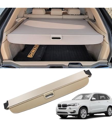 Amazon.com: ECNEREFERR Cargo Cover for BMW X5 E70 F15 07-18 Black