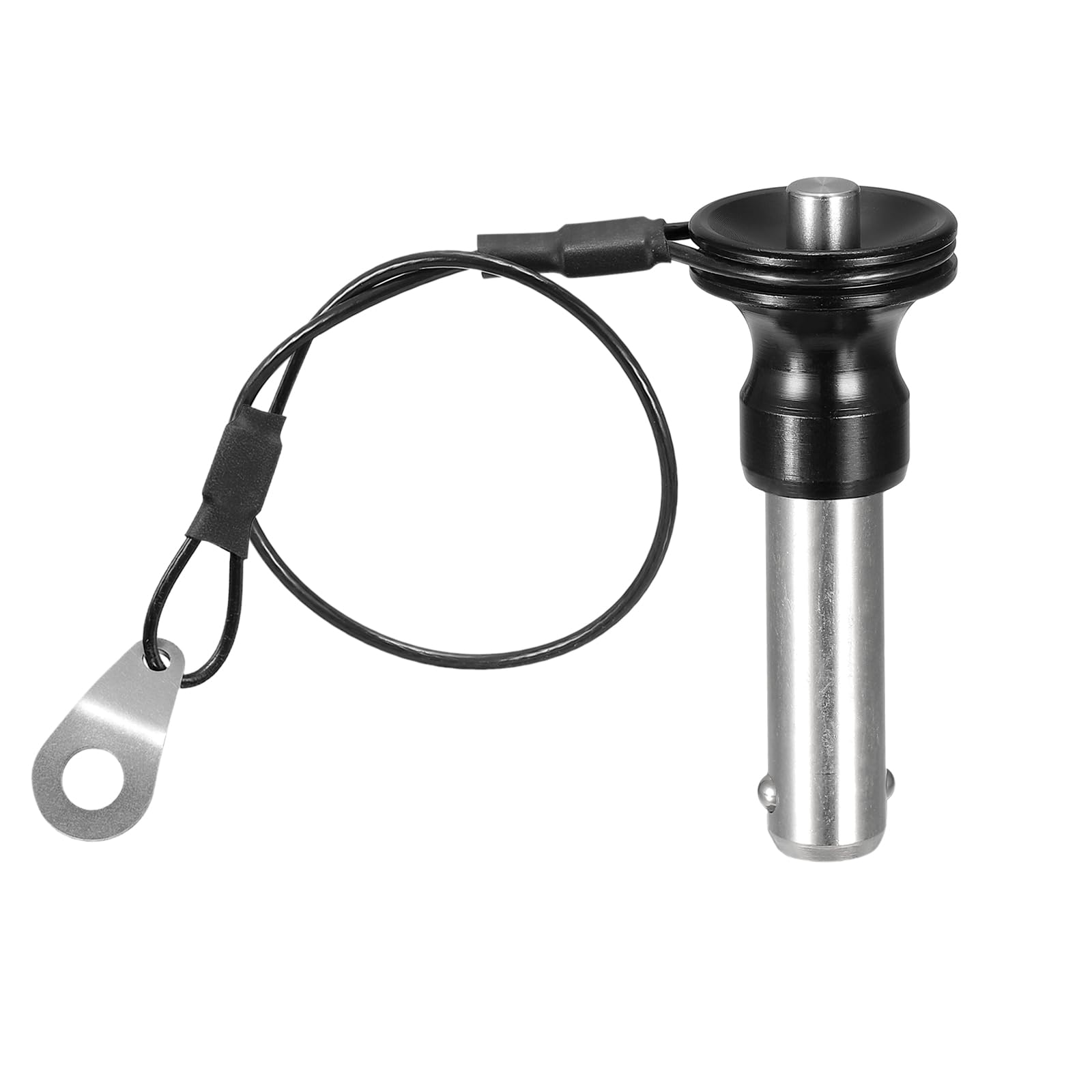 DTGN 10mmx25mm(DxL) Quick Release Pin - Good for Quickly Connecting Hooking Up Components - 304 Stainless Steel Push-Button Ball Locking Pins with Wire - Silver