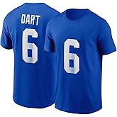 Jaxson Dart #6 New York Football Shirt Jersey 100% Cotton